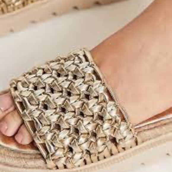 ASOS Design Jupiter Woven Slides Size 9 - Picture 2 of 11